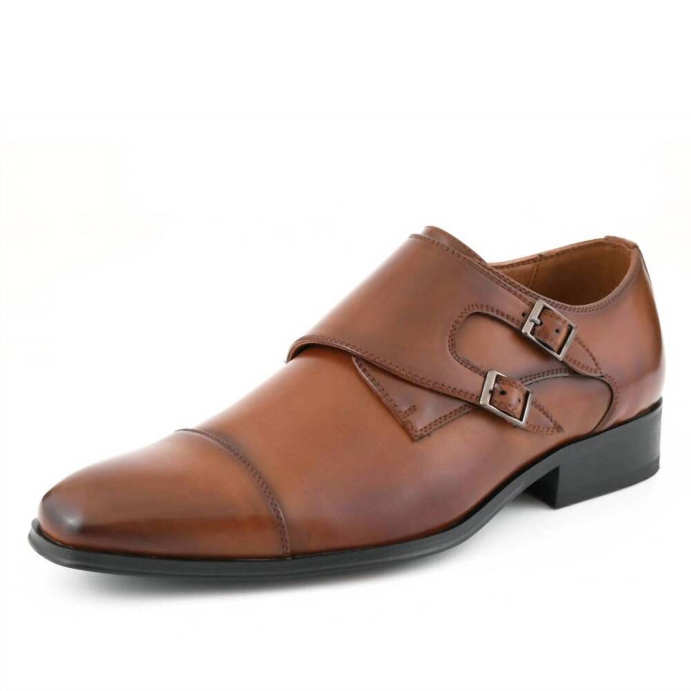 NEW AMALI men's tucker oxford shoes in cognac